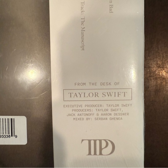 The Tortured Poets Department Vinyl Record “The manuscript” phantom white.target - Picture 4 of 5